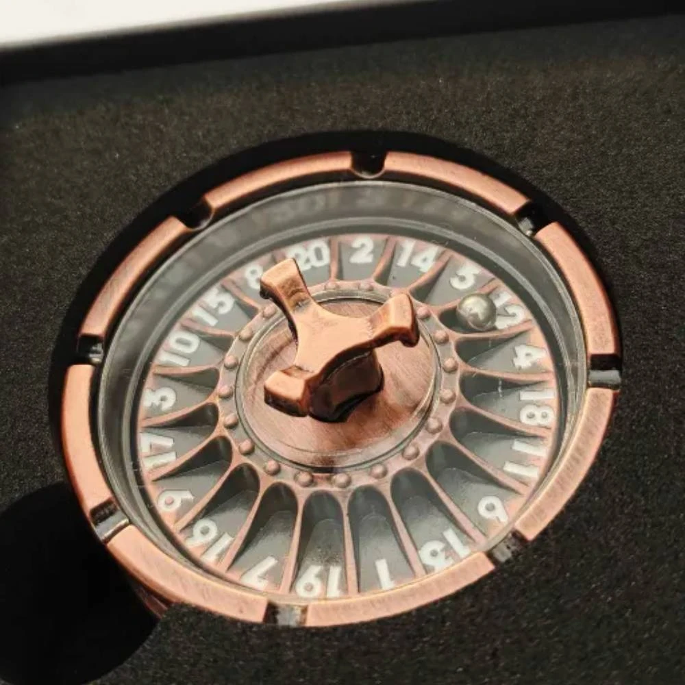 Dice spinner - Ruleta, medená