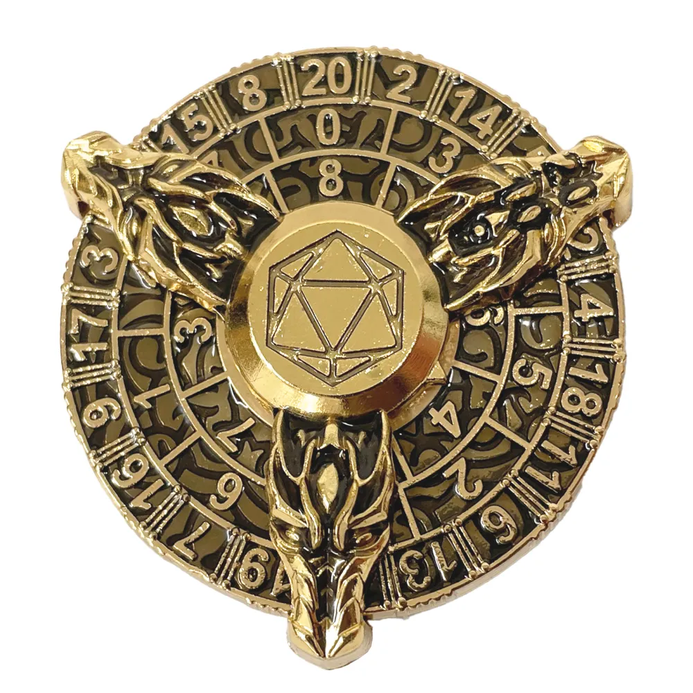 Dice spinner - Golden Dragon