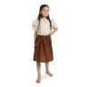 Girls' Hobbit Skirt, brown