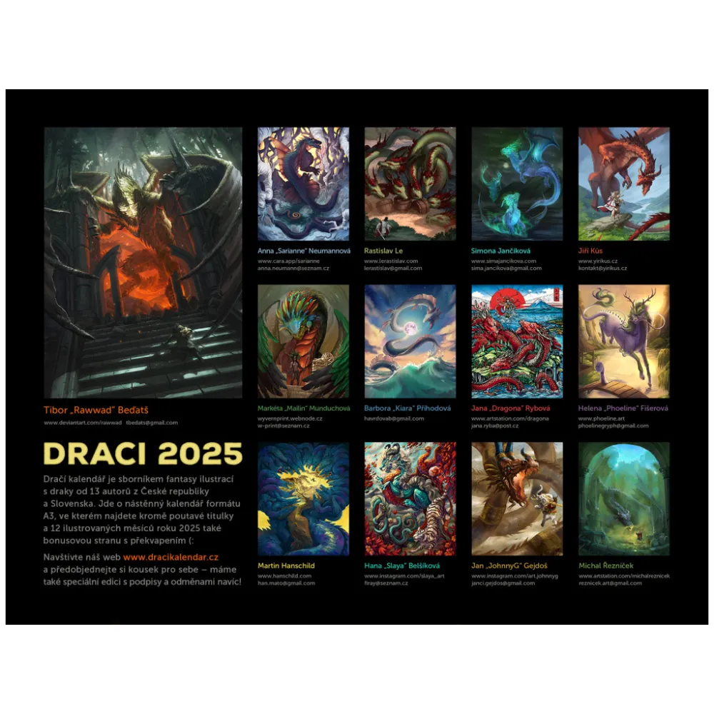 Dračí kalendář: Draci 2025 | imago