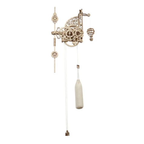 Ugears 3D Mechanical Wooden Model: Aero Clock Wall Clock