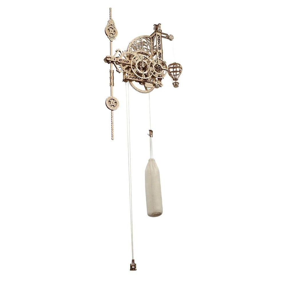 Ugears 3D Mechanical Wooden Model: Aero Clock Wall Clock