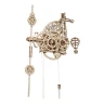 Ugears 3D Mechanical Wooden Model: Aero Clock Wall Clock