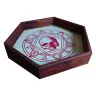 Wooden Dice Tray - Dice Macabre