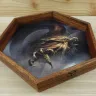 Drevený Dice Tray - Drak