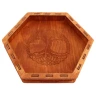 Dřevěný Dice Tray - Strom