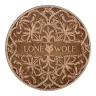 Dřevěný podtácek Lone Wolf - Logo