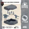 Dust Tactics: Axis Fortification - Heavy Laser Bunker/Strongpoint
