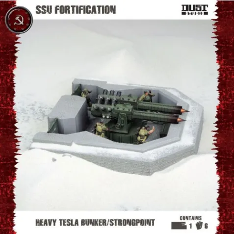 Dust Tactics: Heavy Tesla Bunker/Strongpoint