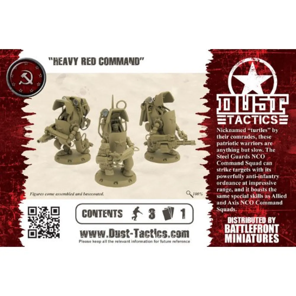 Dust Tactics: Steel Guard NCO Command Squad