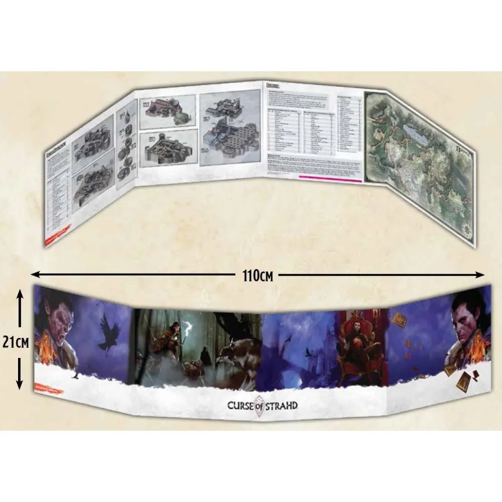 Dungeons and Dragons: Curse of Strahd DM Screen