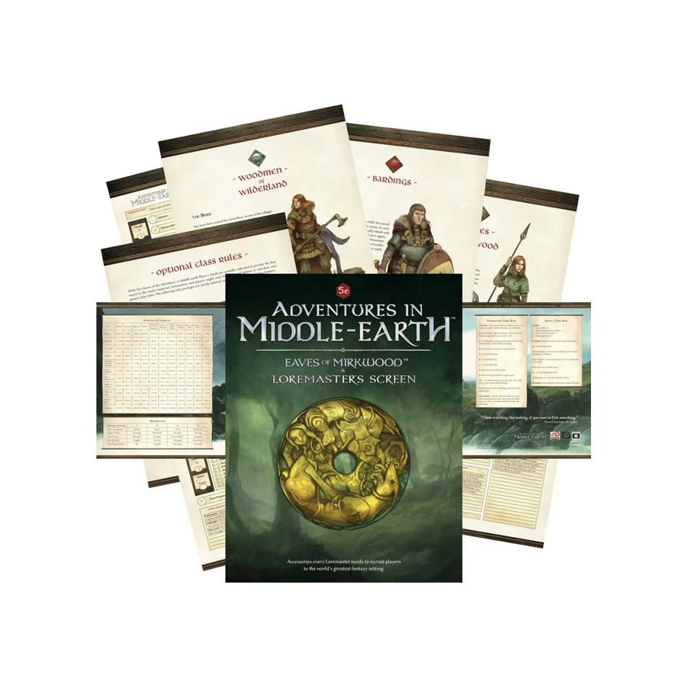 Dungeons & Dragons: Adventures in Middle-Earth The Eaves of Mirkwood & Loremasters Screen (Fifth Edition)