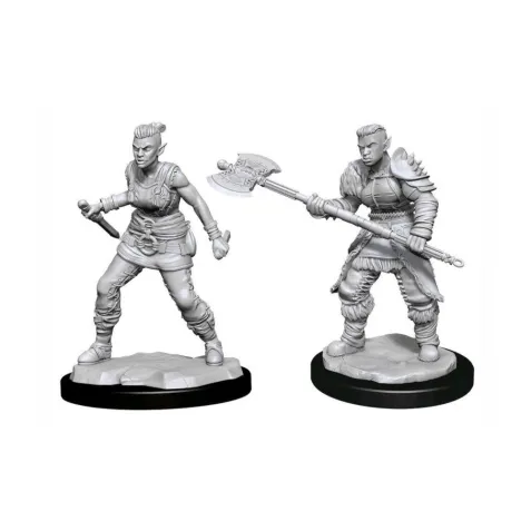 Dungeons & Dragons Nolzur's Marvelous Miniatures - Orc Barbarian Female