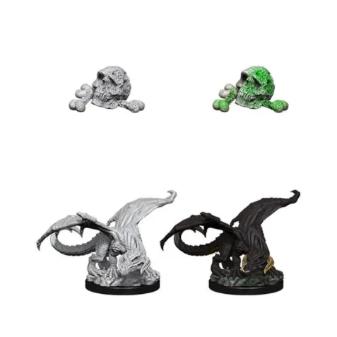 Dungeons & Dragons: Nolzur's Miniatures - Black Dragon Wyrmling