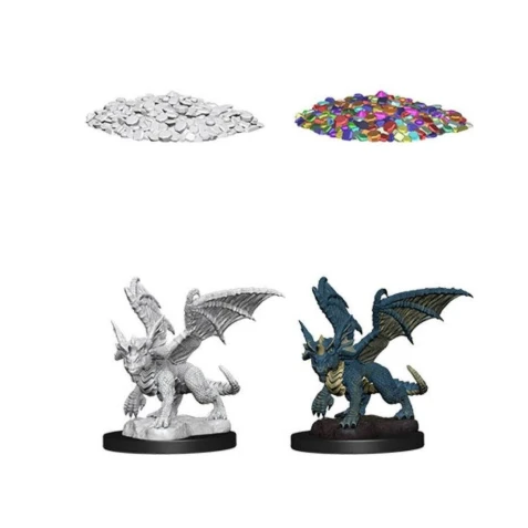 Dungeons & Dragons: Nolzur's Miniatures – Blue Dragon Wyrmling