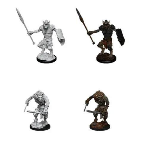 Dungeons & Dragons: Nolzur's Miniatures - Gnoll & Gnoll Flesh Gnawer