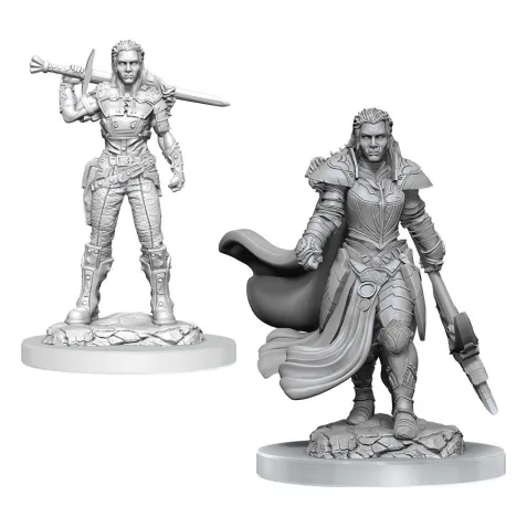 Dungeons & Dragons: Nolzur's Miniatures - Orc Fighter Female