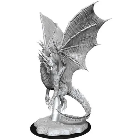 Dungeons & Dragons: Nolzur's Miniatures - Young Silver Dragon