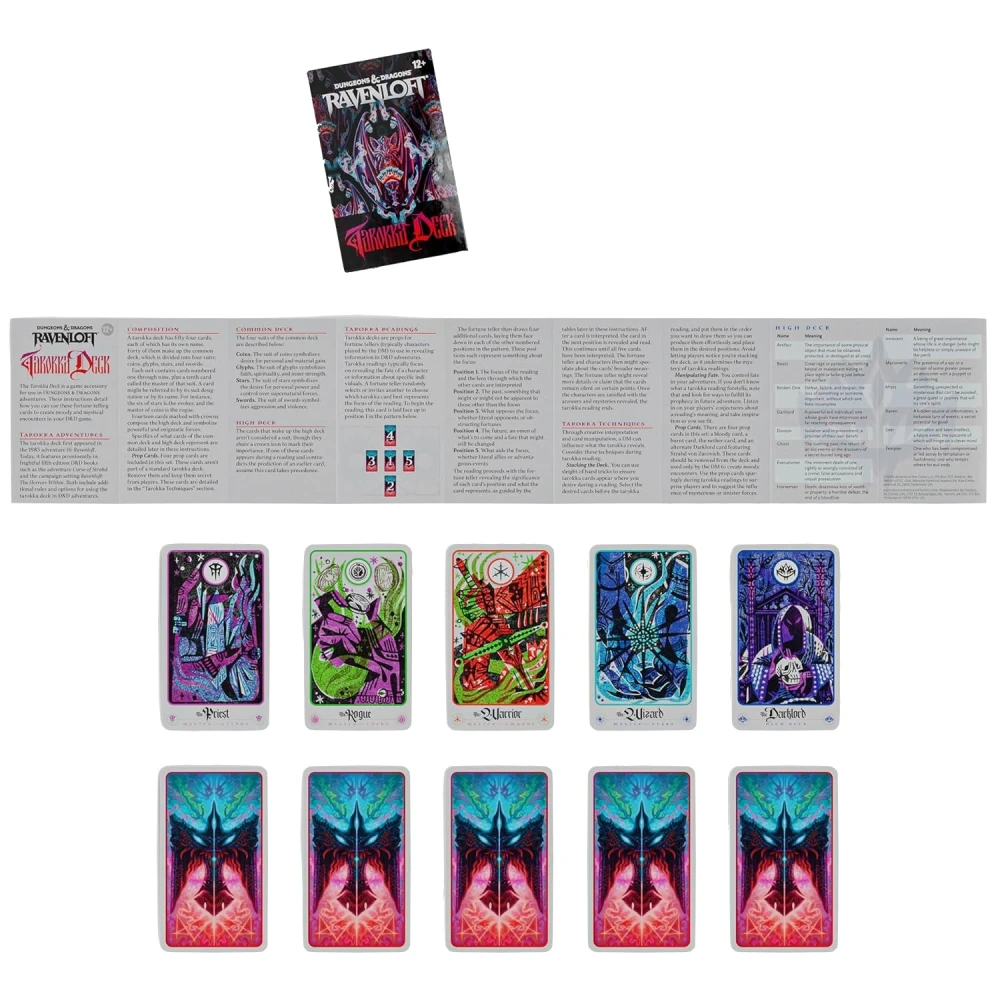 Dungeons & Dragons: Ravenloft - Horrors Within Tarokka Deck
