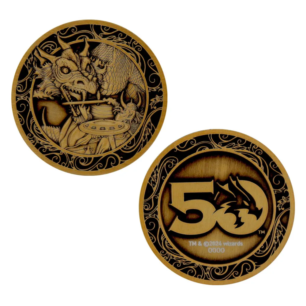 Zberateľská minca Dungeons & Dragons k 50. výročiu