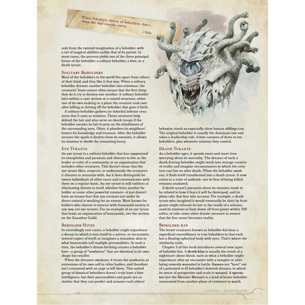 Dungeons & Dragons: Volo’s Guide to Monsters