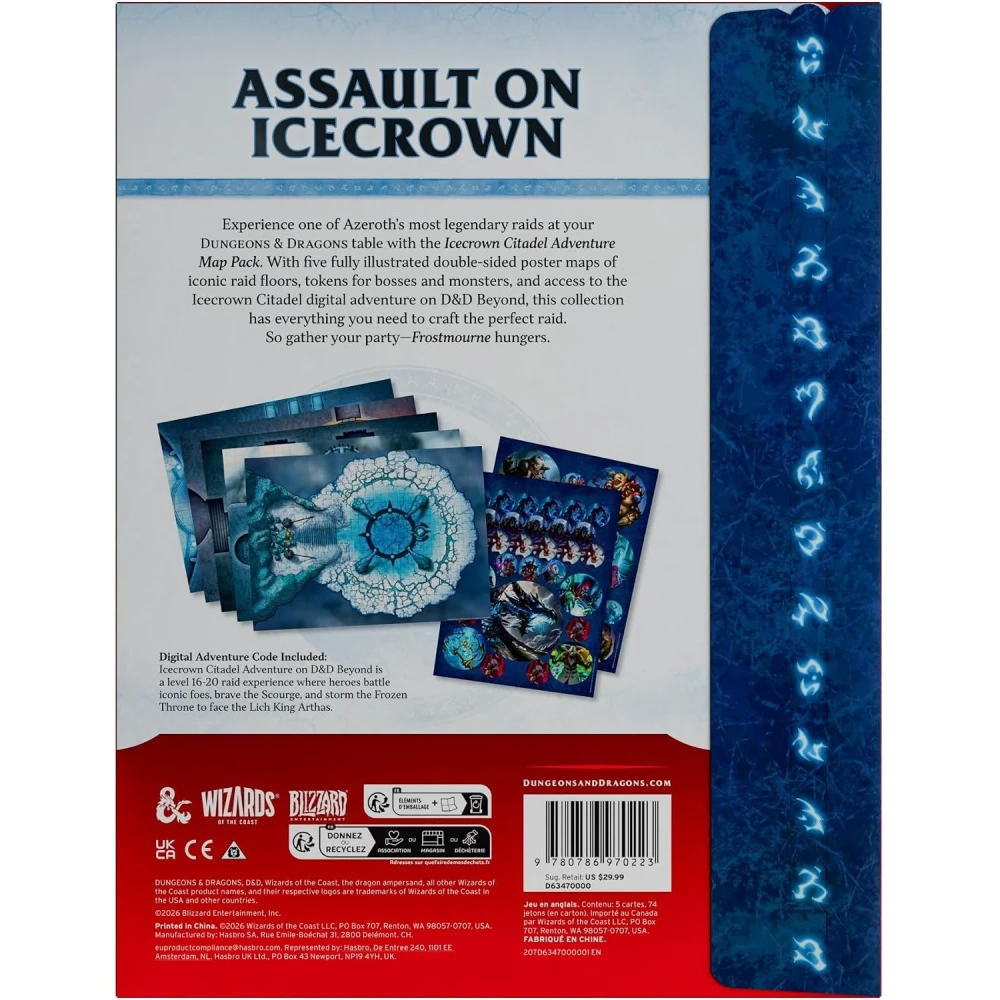 Dungeons & Dragons: World of Warcraft - Icecrown Citadel Adventure Map Pack