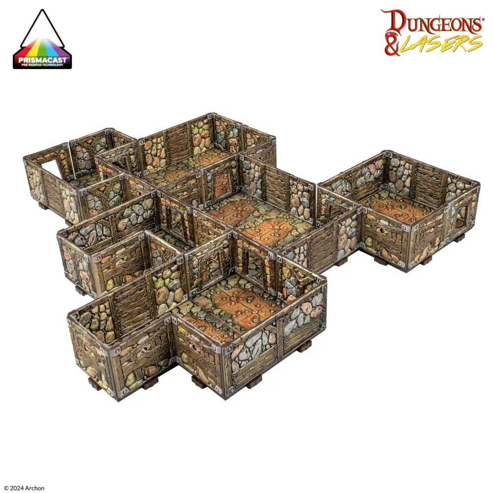 Dungeons & Lasers: Abandoned Mines Pre-painted