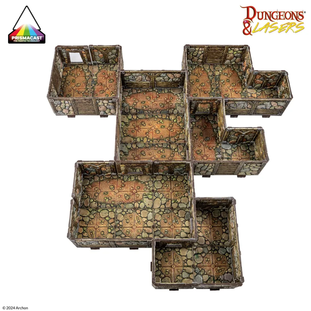 Dungeons & Lasers: Abandoned Mines Pre-painted