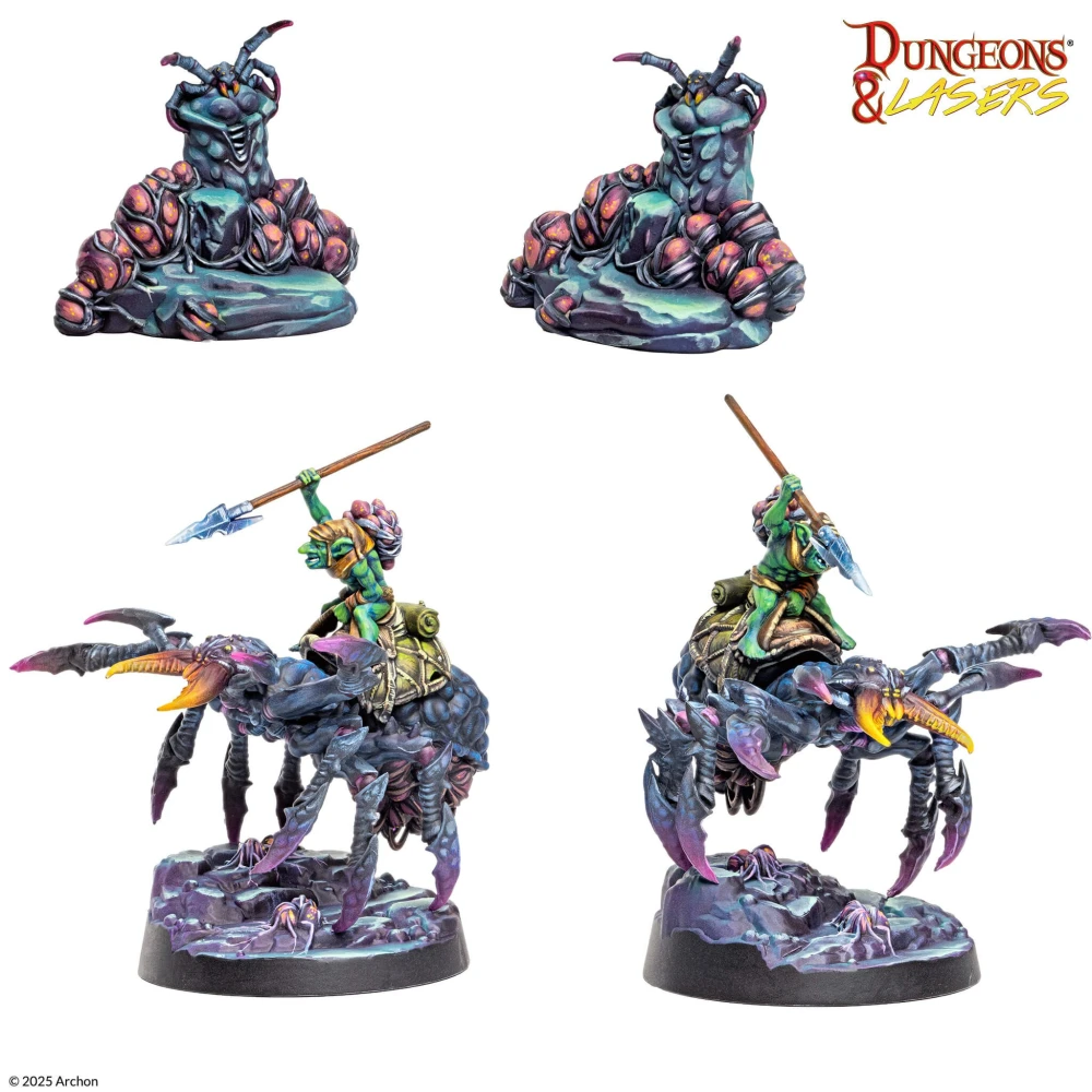 Dungeons & Lasers: Cave Spiders