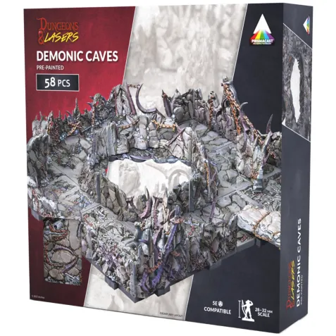 Dungeons & Lasers: Demonic Caves Pre-Painted