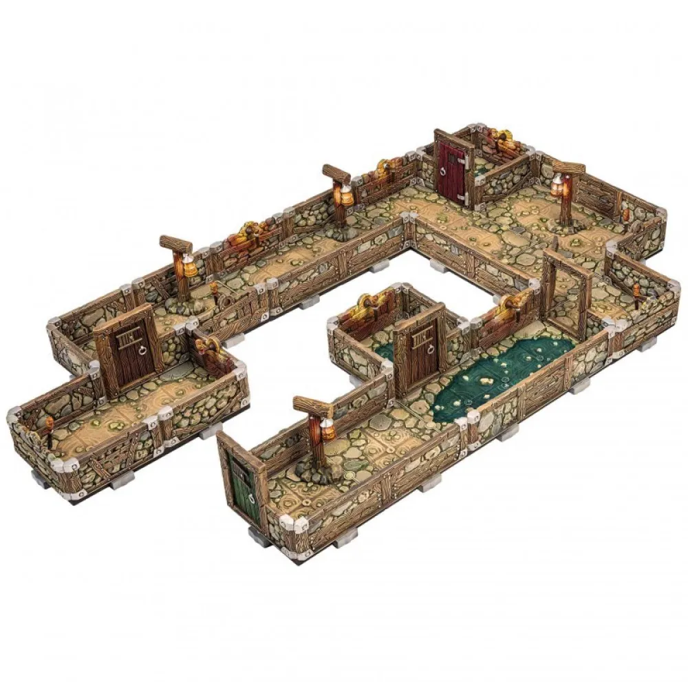 Dungeons & Lasers: Dwarven Mine Half-Height Walls