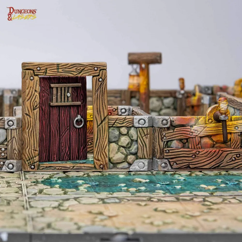 Dungeons & Lasers: Dwarven Mine Half-Height Walls