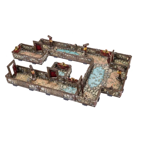 Dungeons & Lasers: Dwarven Mine PrismaCast™ Pre-Painted Terrain