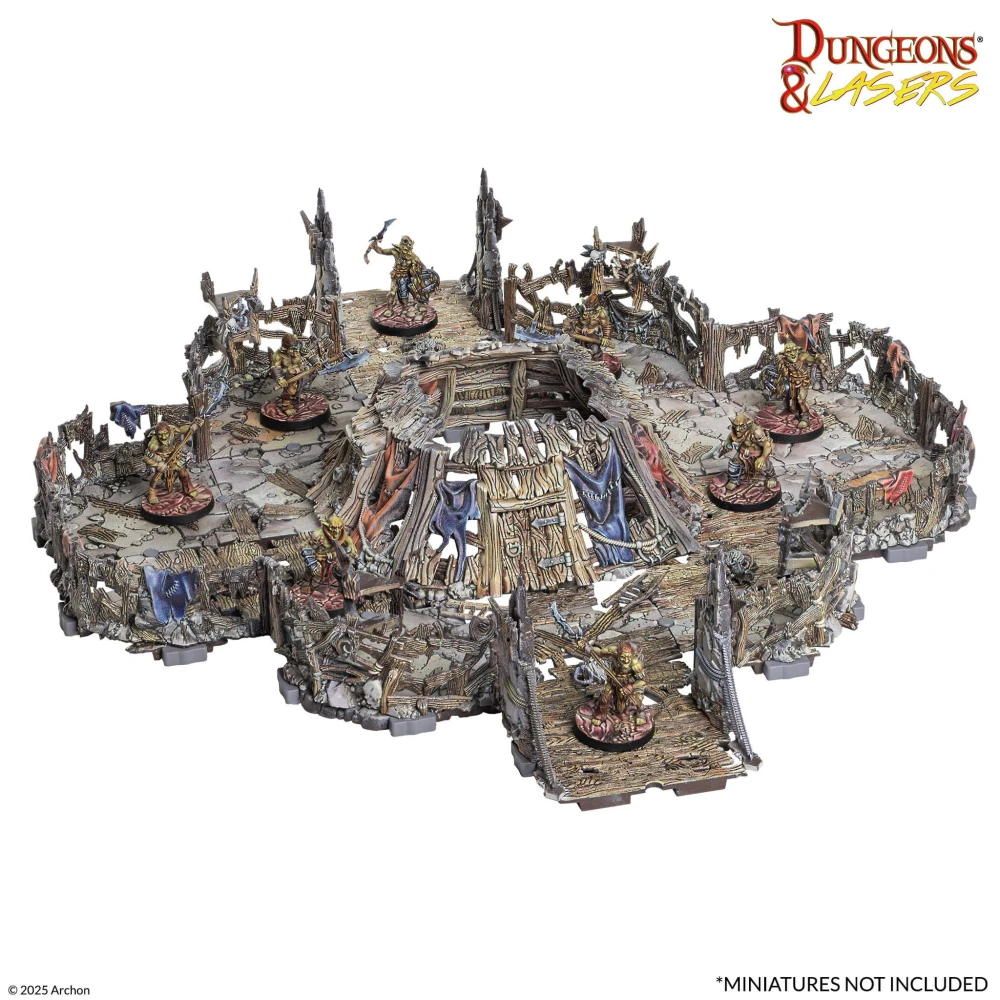 Dungeons & Lasers: Goblin Lair Pre-Painted
