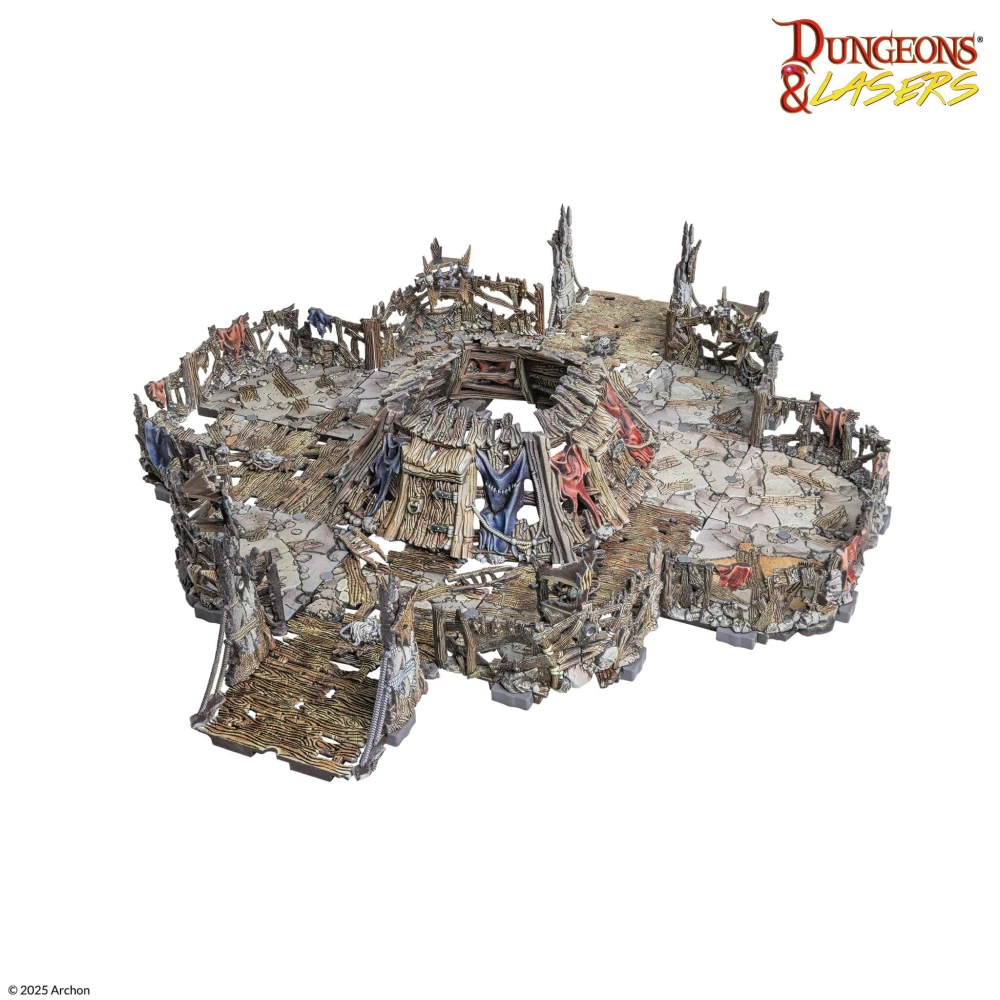 Dungeons & Lasers: Goblin Lair Pre-Painted
