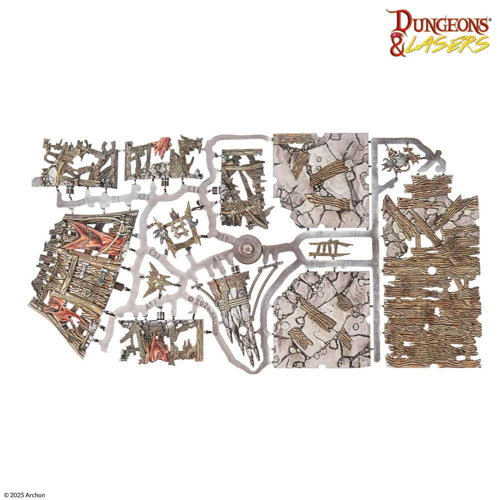 Dungeons & Lasers: Goblin Lair Pre-Painted