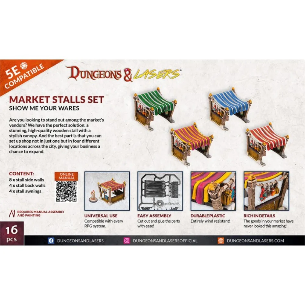 Dungeons & Lasers: Market Stalls