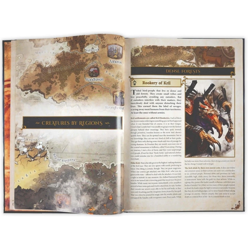 Dungeons & Lasers - The World Of Deuslair: Bestiary Book