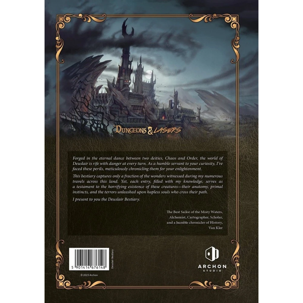 Dungeons & Lasers - The World Of Deuslair: Bestiary Book