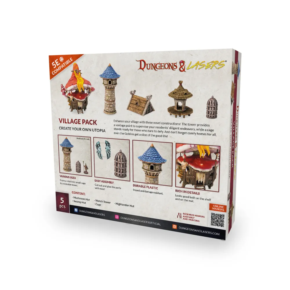 Dungeons & Lasers: Village Pack