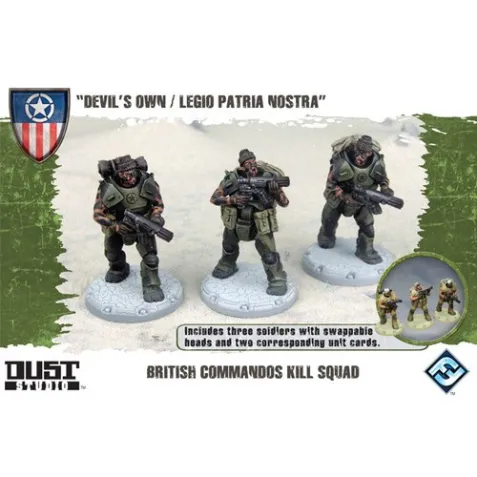 Dust Tactics: British Commandos Kill Squad