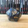 D20 Dice - Black Pearl (4 cm)