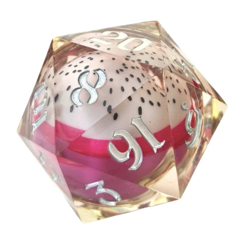 D20 Dice - Dragon Fruit (5.5 cm)