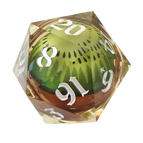 Twenty-sided die - Kiwi (5.5 cm)