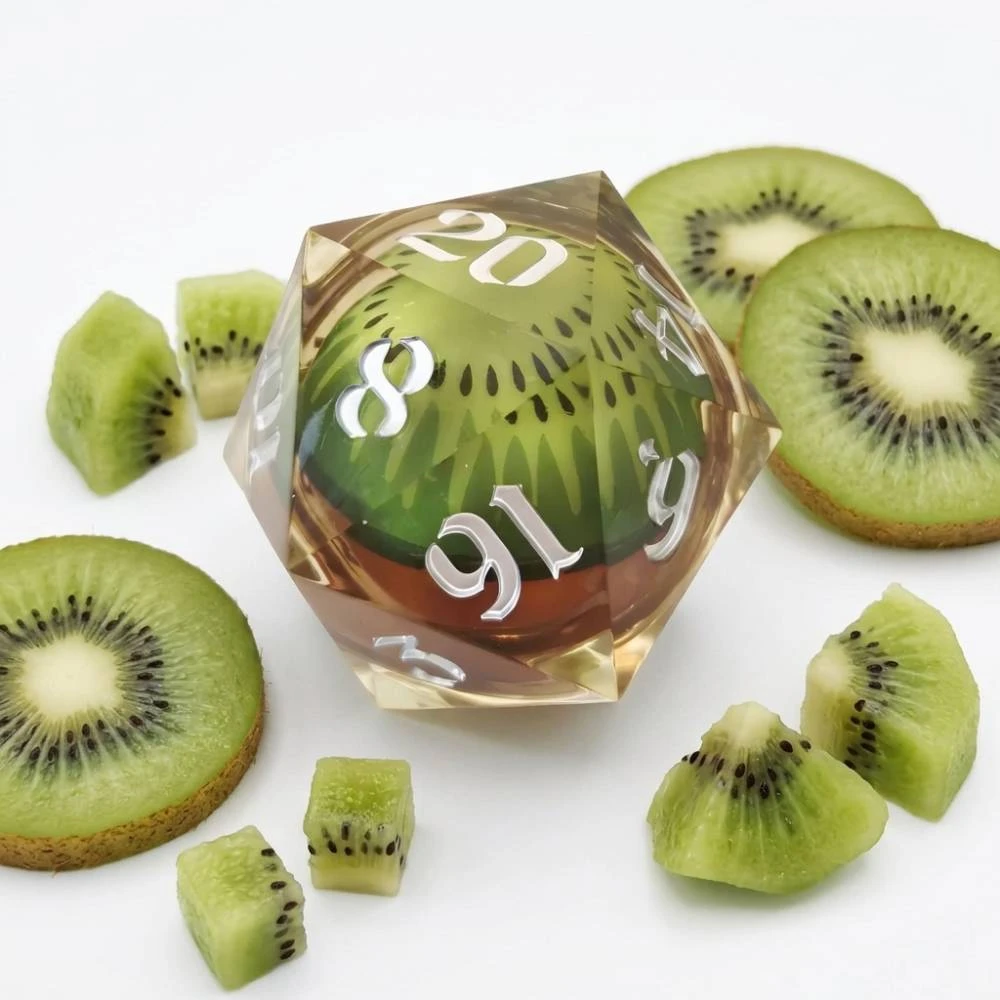 Twenty-sided die - Kiwi (5.5 cm)