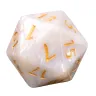 D20 Die - Selûne's Pearl (5.5 cm)