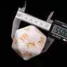 D20 Die - Selûne's Pearl (5.5 cm)
