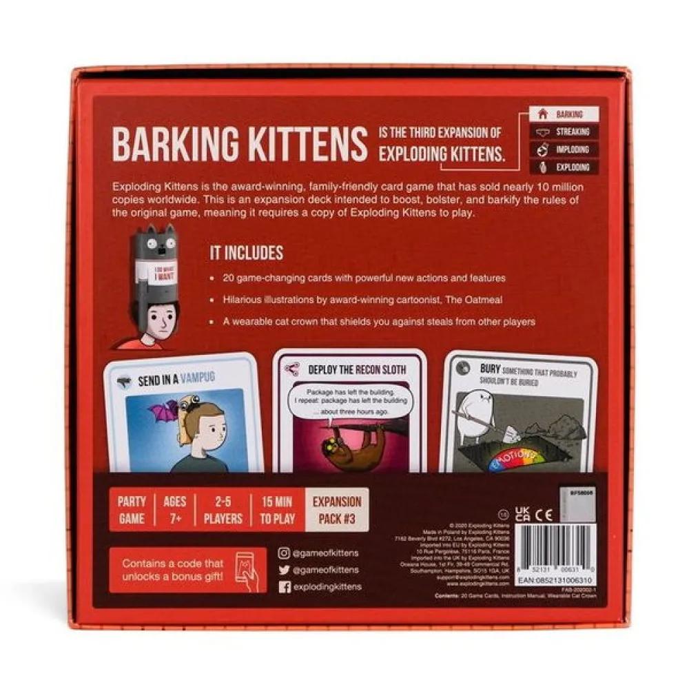 Exploding Kittens: Barking Kittens