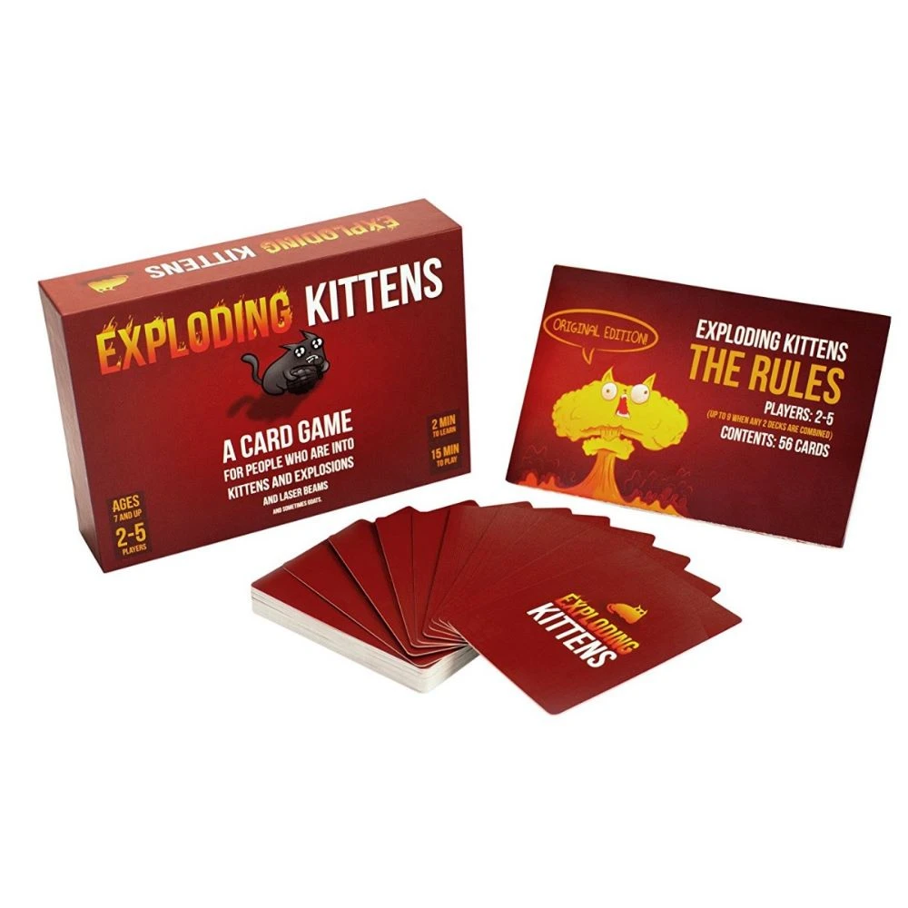 Exploding Kittens: First Edition (mňoukací krabička)