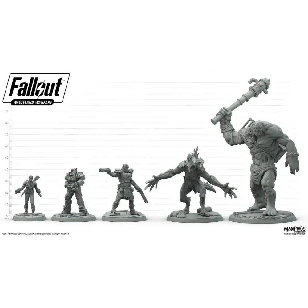 Fallout: Wasteland Warfare two-player starter set - damaged packaging